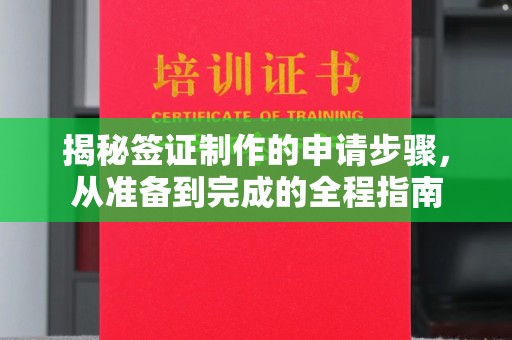永登揭秘签证制作的申请步骤，从准备到完成的全程指南